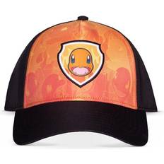 Orange Caps Fancy Dress Pokémon charmander badge adjustable cap