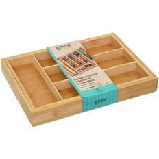 Northix Bamboo Expandable Organiser Cutlery Tray