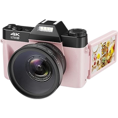 Manual Focus (MF) Digital Cameras VJIANGER 4K Vlogging Camera