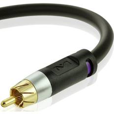 Ultra mediabridge series subwoofer plated rca rca connectors