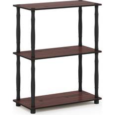 Purple Shelving Systems Furinno Turn-N-Tube 3-Tier Compact