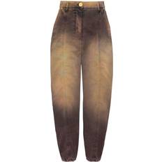 Balmain Tie-dye baggy denim jeans