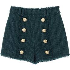 Balmain Tweed shorts with buttons