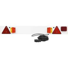 vidaXL trailerlygte 15x6x14 cm 12 V LED pære rød