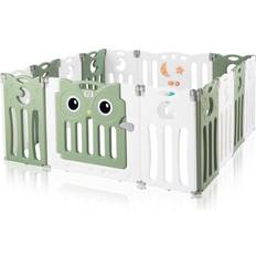 Playpen Baby Vivo Playpen Plastic Foldable 14 Elements Owl