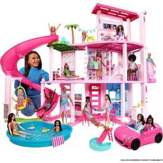 Barbie dreamhouse Barbie Dreamhouse Pool Party Doll House with 3 Story Slide HMX10