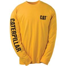 Caterpillar Banner Long Sleeve T-Shirt Yellow