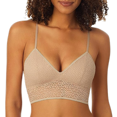 DKNY Modern Lace Longline Racerback Bralette - Champagne