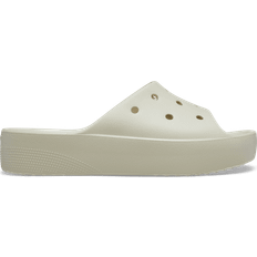 Platform - Women Slides Crocs Classic Platform Slide - Bone