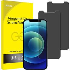 JeTech Privacy Screen Protector for iPhone 12 mini 2-Pack