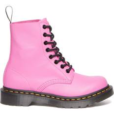 Pink - Women Boots Dr. Martens 1460 Pascal Virginia - Thrift Pink