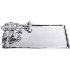 Arthur Court Designs Aluminum Magnolia Oblong Serving Tray