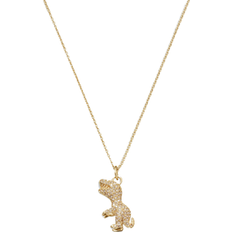 Coach Rexy Necklace - Gold/Transparent