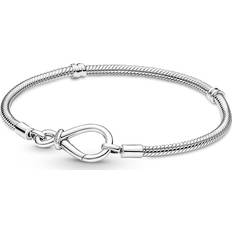 Pandora Moments Infinity Knot Snake Link Bracelet - Silver