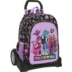 Monster High School Rucksack Wheels Creep Black 33 x 42 x 14 cm