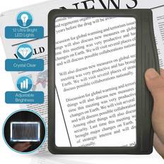 MagniPros 3X Large Ultra Bright LED Page Magnifier