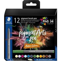 Staedtler Pigment brush 371 "Nature Set" 12 pcs. Cardboard box Verfügbar 5-7 Werktage Lieferzeit