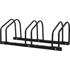 Homcom Bike Parking Rack Black