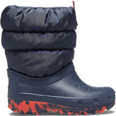 Crocs Kid's Classic Neo Puff Boot - Navy