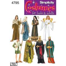 Simplicity 4795 unisex nativity costumes sewing pattern sizes