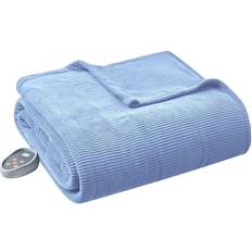 Beautyrest Heated Ribbed Micro Fleece King