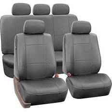 FH Group Premium PU Leather Seat Covers For Car Truck SUV Van