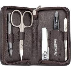 ERBE Manicure sets 5-part Lollipop zip-up manicure case Brown 1