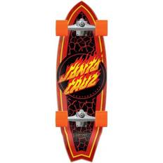 Santa Cruz lame Dot Shark Surf Skate Carver 9.85''