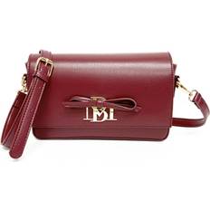 Badgley Mischka Rectangle Shape with Bow Bag Small - Wine