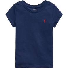 Polo Ralph Lauren Girl's Logo Embroidered T-shirt - Newport Navy