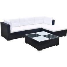 vidaXL Garden Poly Outdoor Lounge Set