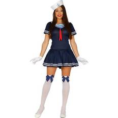 Fiestas Guirca Sailor Girl Costume Blue