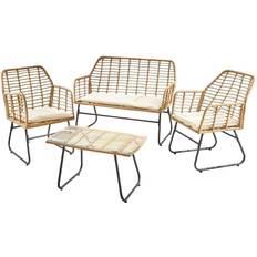 Neo Beige 4 Garden Outdoor Lounge Set