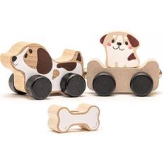 Cubika 15443 Holzspiel Hunde Spielset aus Holz, Mehrfarbig