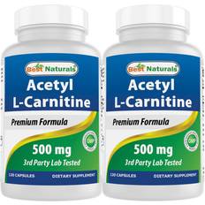 Best Naturals 2 pack acetyl l-carnitine 500