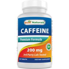 Best Naturals Caffeine Pills 200mg, 120 Count