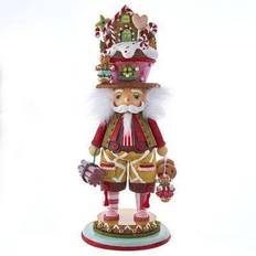 Kurt Adler 18" Hollywood Battery Gingerbread Hat Nutcracker