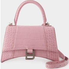 Balenciaga Hourglass S Bag Leather Powder Pink pink