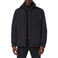 Andrew Marc Men's Floyd Zig-Zag Quilted Bomber Jacket - Black