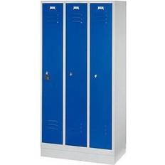 C+P Cupboard With Base Blue/Light Grey Wardrobe 90x180cm