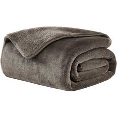 UGG Whitecap Plush Flannel Blankets Brown (177.8x127cm)