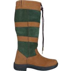 Green - Women Riding Shoes Dublin River III W - Dark Brown/Green