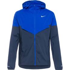 Nike Men - Winter Jackets - XS Outerwear Nike Windrunner Repel Men's Running Jacket - Game Royal/Obsidian
