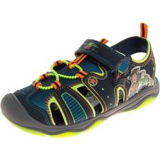 Josmo Toy Story Lighted Fisherman Sandal Toddler/Little Kid Navy/Lime Boys Shoes Multi Toddler