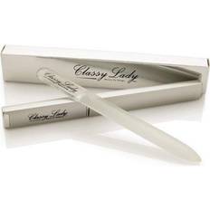 Branded ClassyLady Professional Glass Nail Files Crystal Finger Nails File Etched