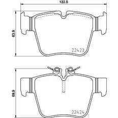 Brembo Scheibenbremse Hinterachse P