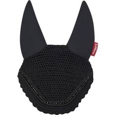 Horse Bonnets LeMieux Diamante Acoustic Fly Hood - Black