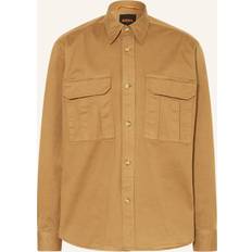 Hugo Boss Beige Outerwear Hugo Boss Hugo lisel overshirt open beige