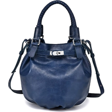 Old Trend Pumpkin Bucket Bag - Navy