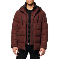 Andrew Marc Montrose Ripstop Puffer Jacket - Oxblood